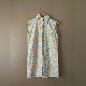 60’s tue vintage floral dress